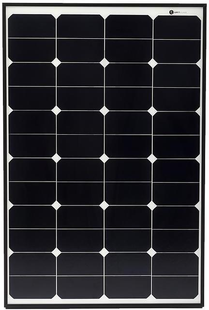 Solcellepanel SunPower Back-Contact 190Wp Daylight montert på bobil