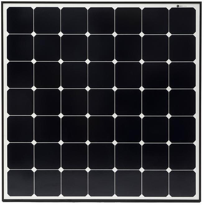Sideprofil av Solcellepanel SunPower Back-Contact 190Wp Daylight