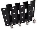 Solcellepanel Z-braketter 100mm aluminium svart HSZ100 forfra