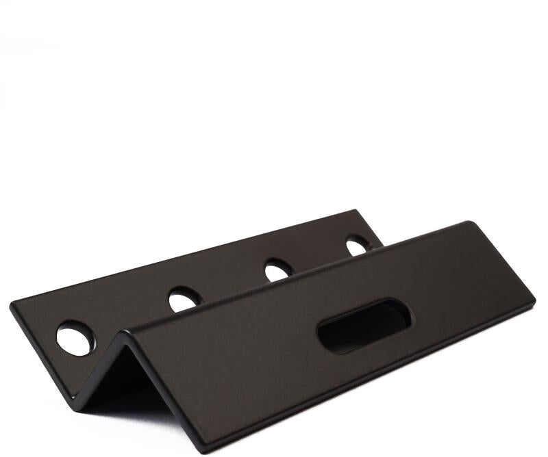 Solcellepanel Z-braketter 100mm aluminium svart HSZ100 detalj av feste