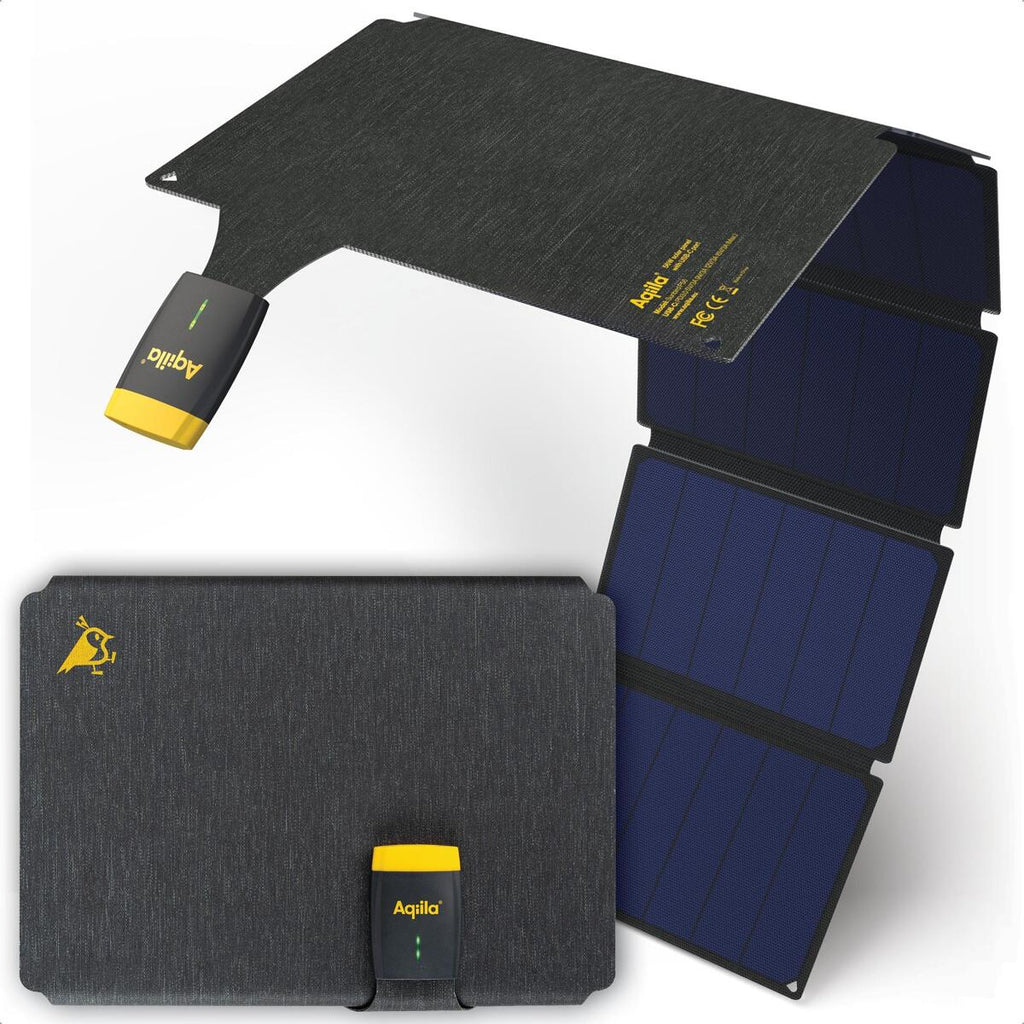 Sollader Sunbird P56 sammenleggbar 56W USB-C IP67 forfra