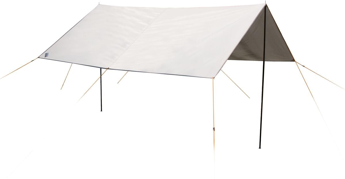 Solseil Capri 3.0 300x280cm med stenger UV80 forfra