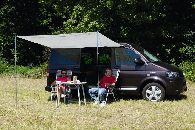 Solseil Charlyne for minicamper 180x240 cm - Reimo forfra