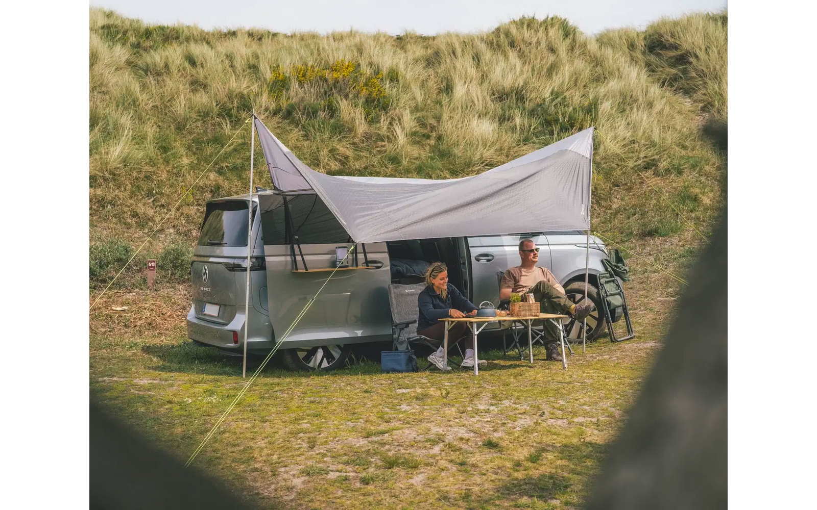 Justering av høyde på Solseil Fielder Canopy 400 x 250 cm