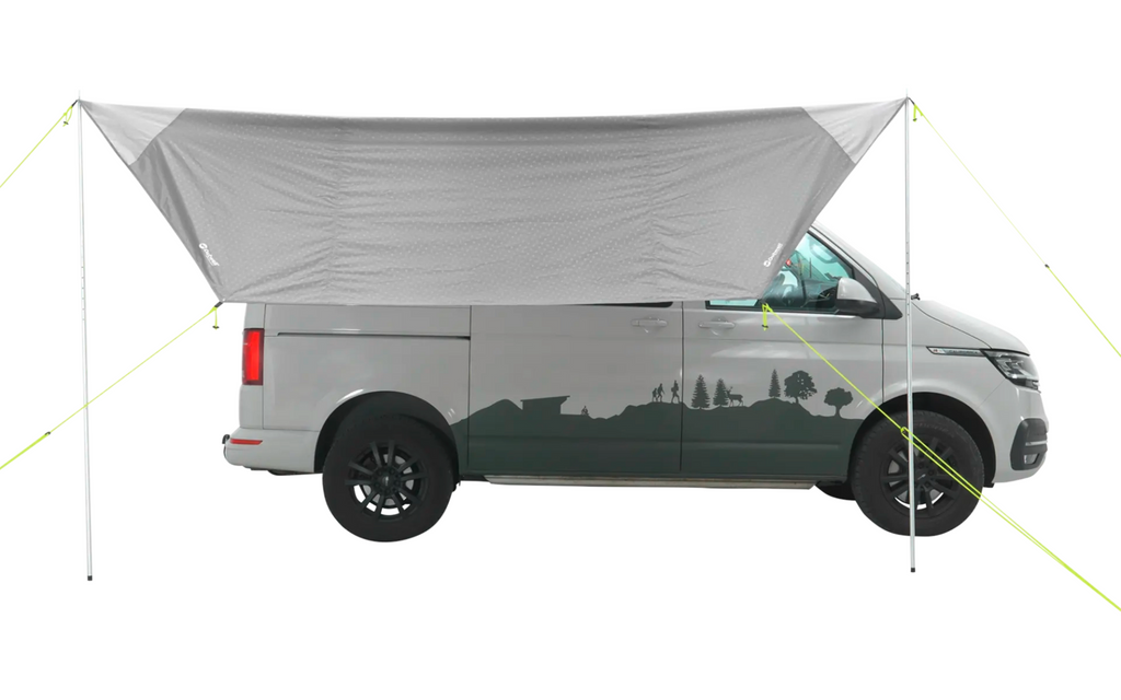 Detalj av Solseil Fielder Canopy 400 x 250 cm materiale og tekstur