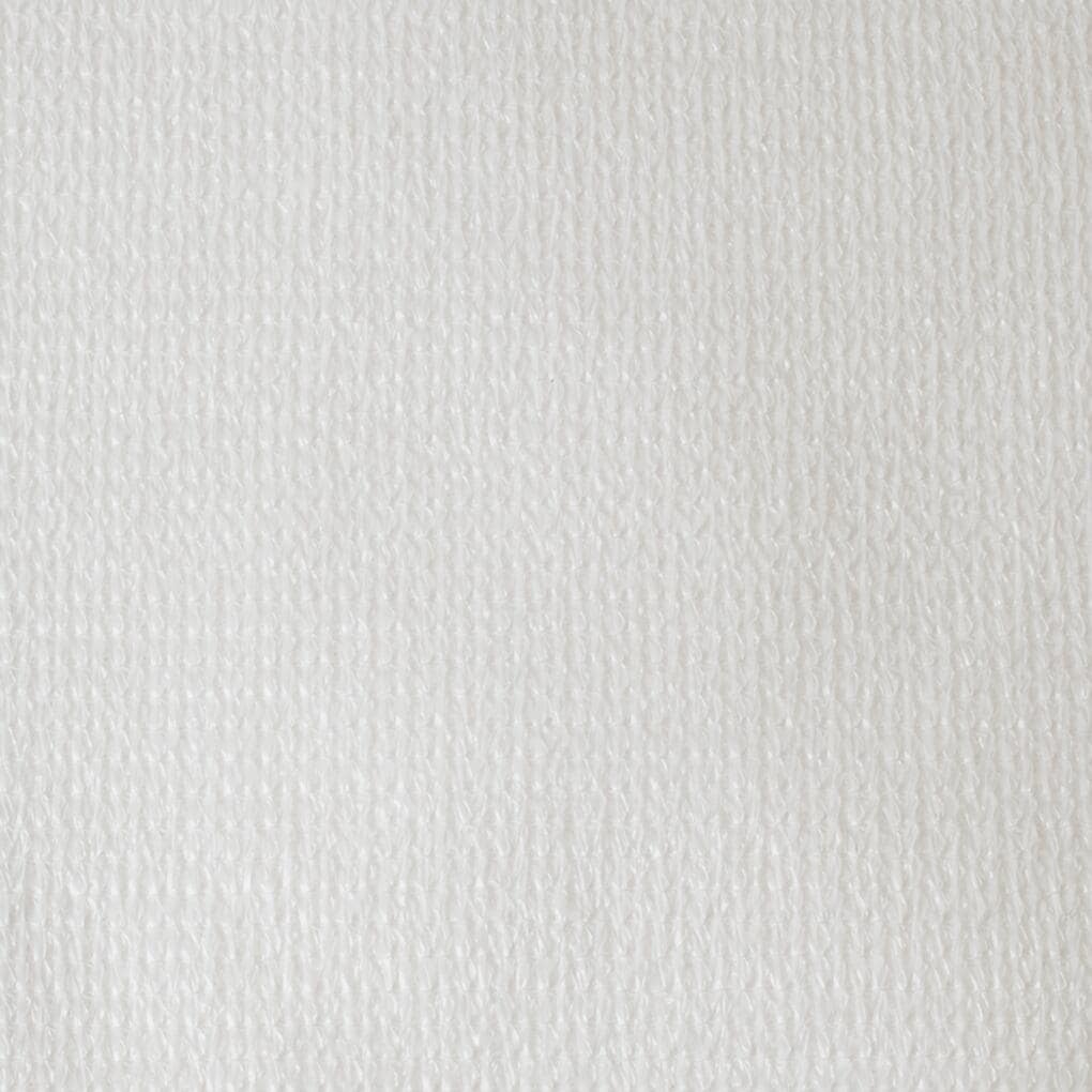Bakside av Solseil Iseo HDPE kvadratisk 500x500cm hvit med forsterkede kanter