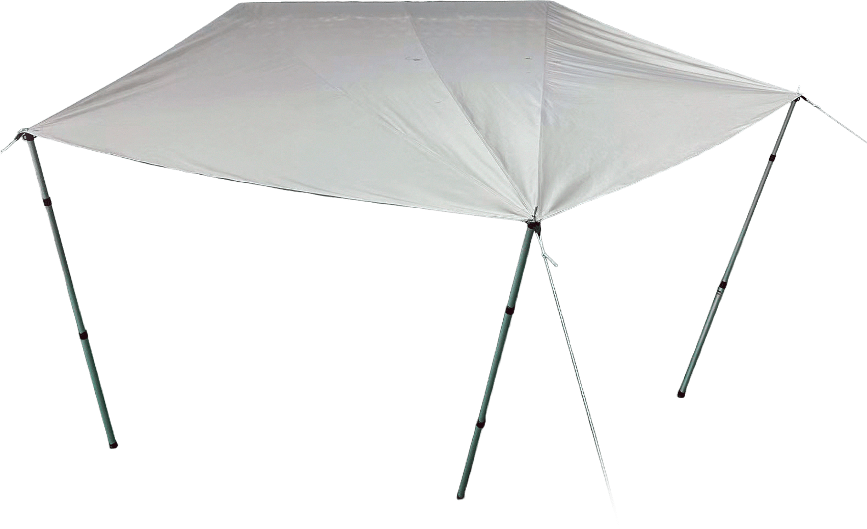 Solseil Seawing femkantet 8 m² for campervans forfra