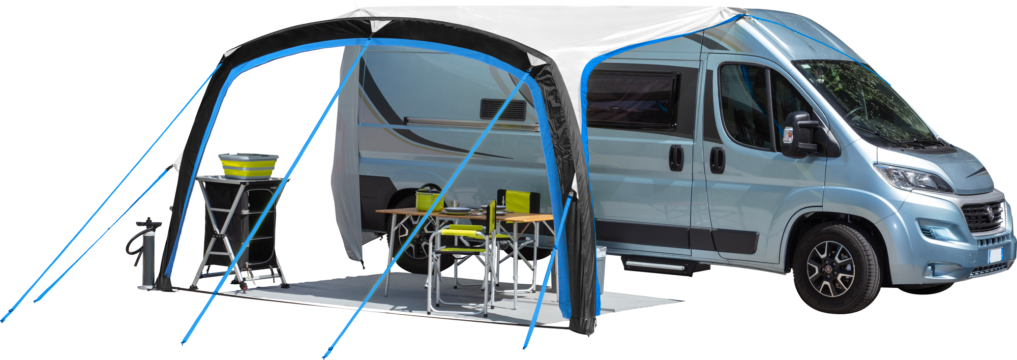 Solseil Skia A.I.R. Tech oppblåsbart 300x250 cm - Brunner forfra