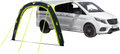 Solseil Skia Campervan oppblåsbart 240x280 cm luftstag forfra