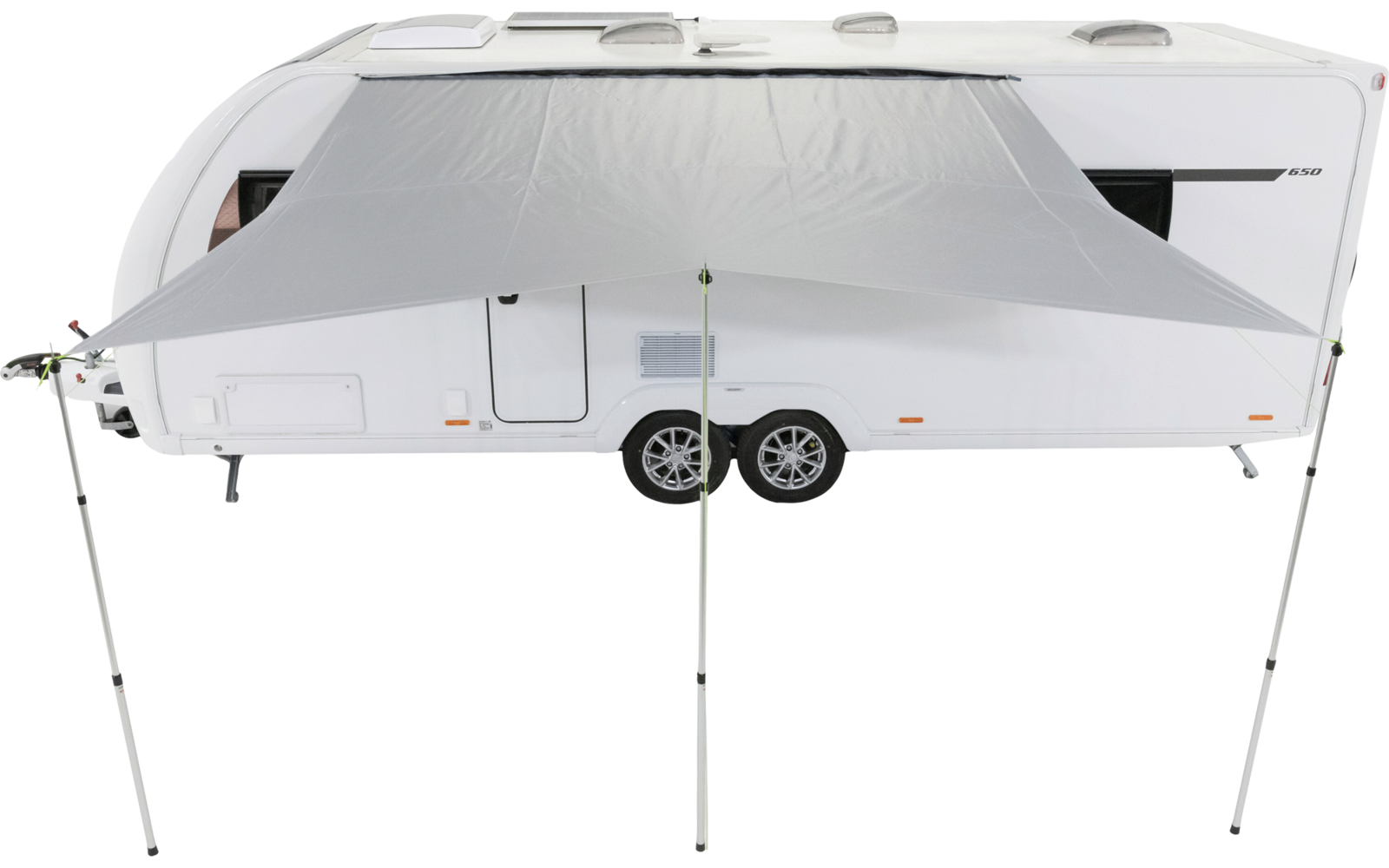 Bakside av Solseil Solar Shade 390 for fortelt med glidelås
