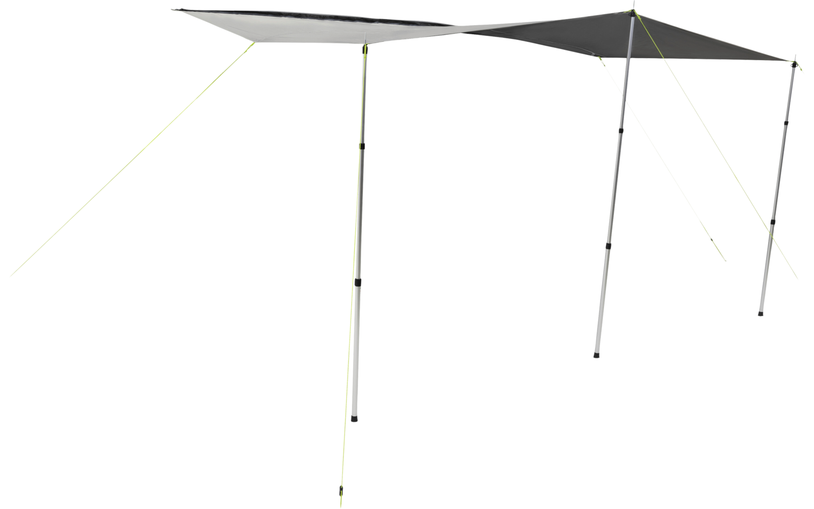 Detalj av glidelås på Solseil Solar Shade 390 for fortelt