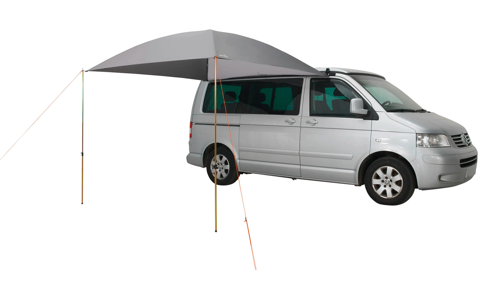 Bakside av Solseil Stryn 250x250 cm for campingvogn