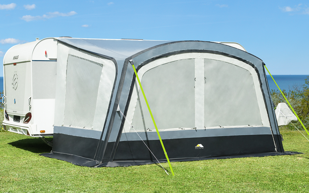 Solseil Sunny Air 300 oppblåsbart, Texolan 30-stoff forfra