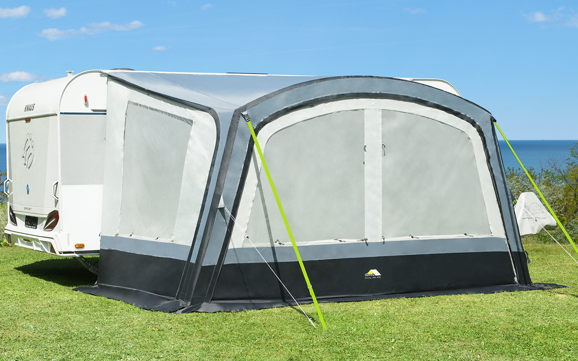 Solseil Sunny Air 300 oppblåsbart, Texolan 30-stoff forfra