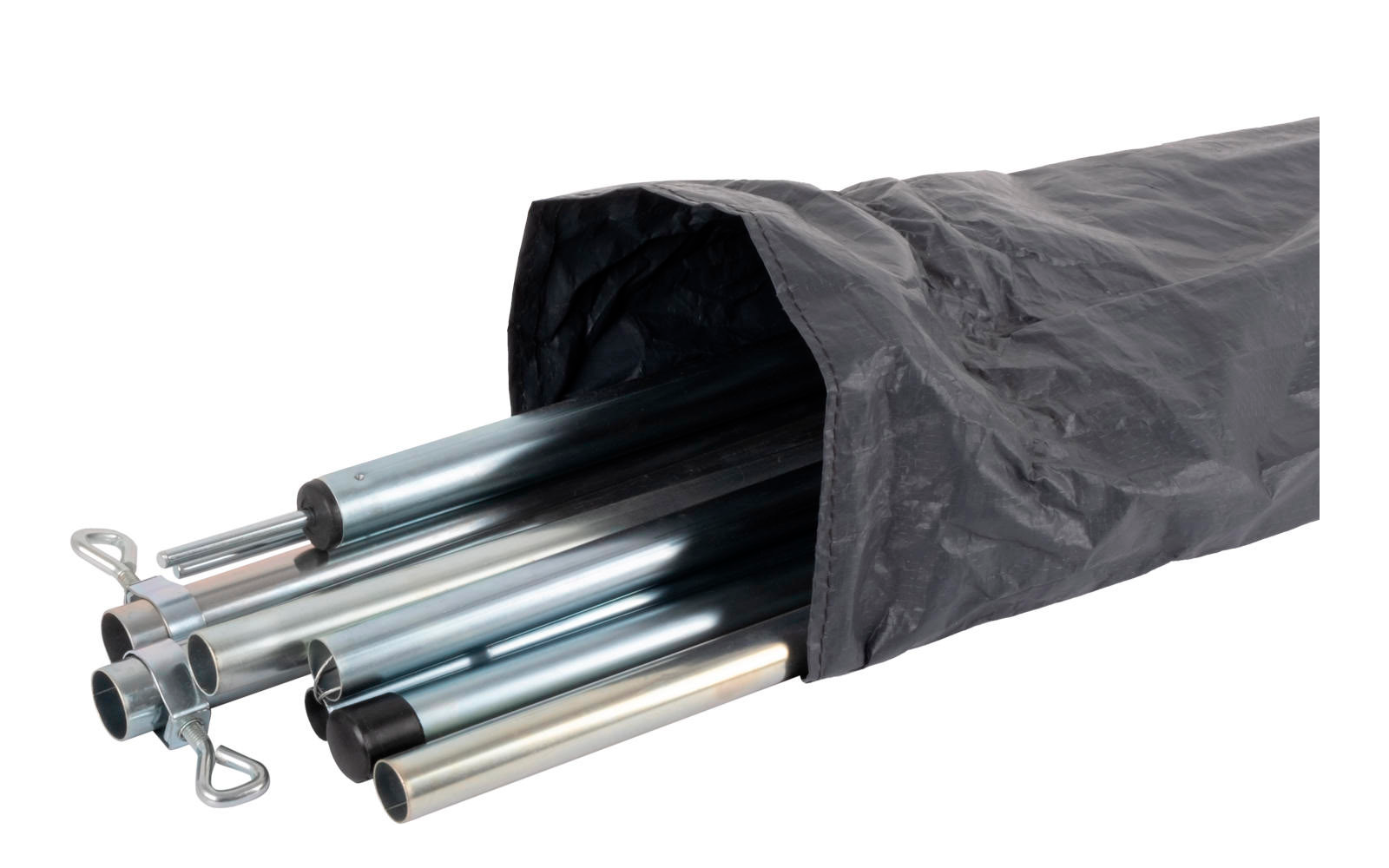 Solseil Sunny Van Roof 260x260 cm polyester Oxford festet på buss