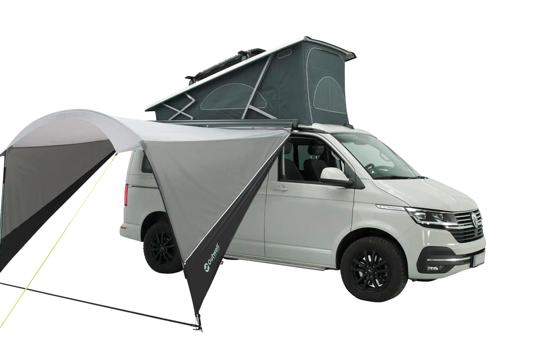 Solseil Touring Canopy 210-320 x 240 cm for bobil og campingvogn - Outwell forfra