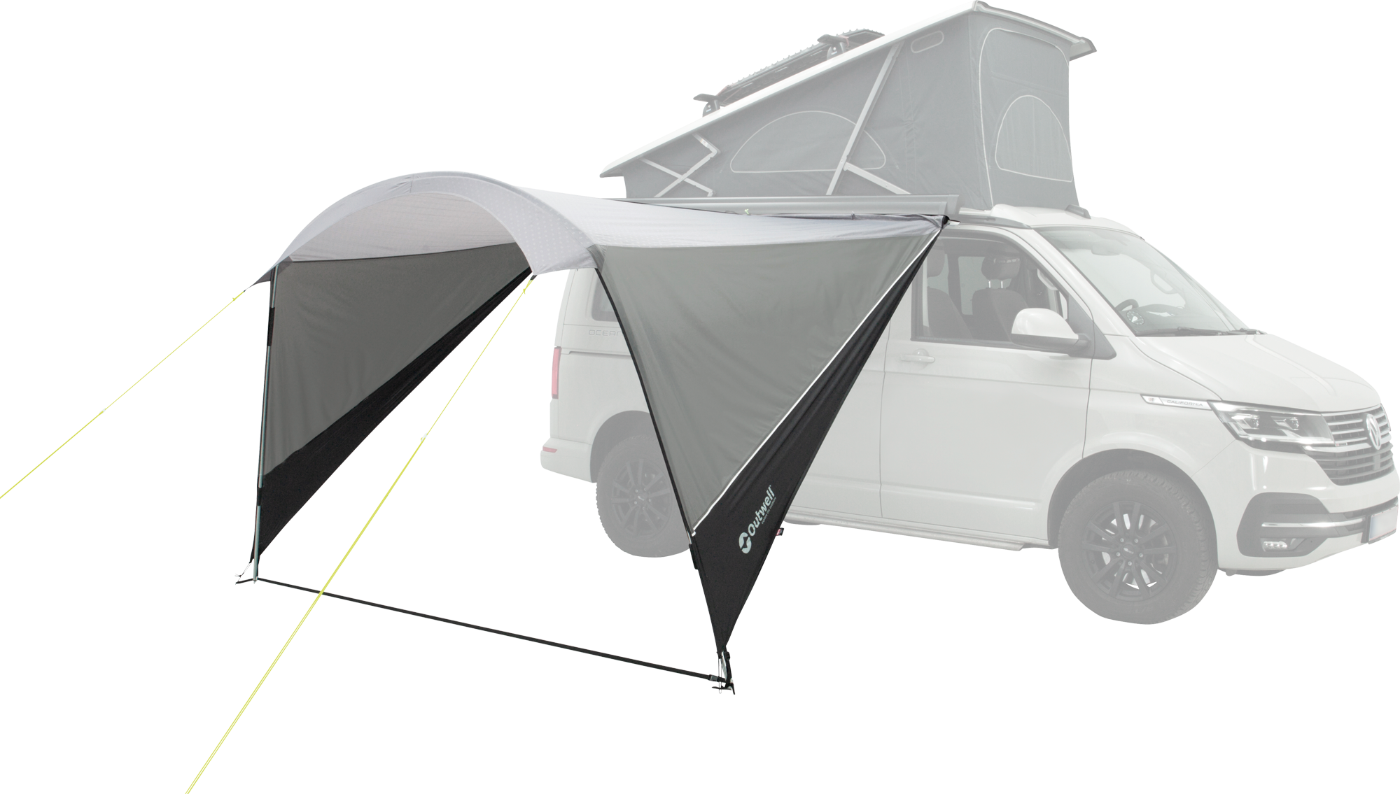 Solseil Touring Canopy 240x320 cm for van og campingvogn - Outwell forfra