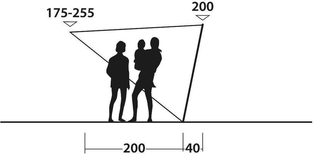 Stålstenger til Solseil Touring Canopy 320x240 cm