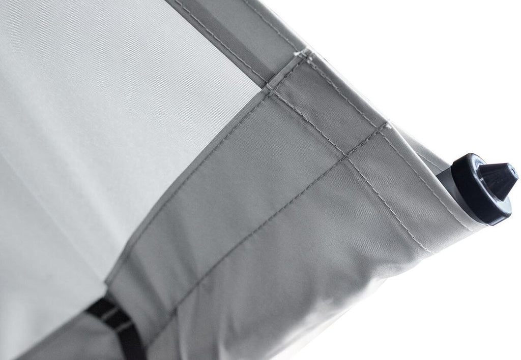 Solseil for VW Caddy/Ford Connect med takreling 300x200 cm bakside