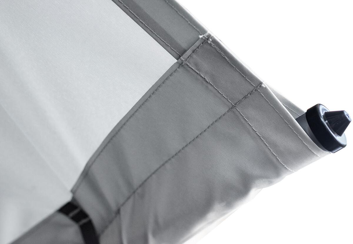 Solseil for VW Caddy/Ford Connect med takreling 300x200 cm bakside