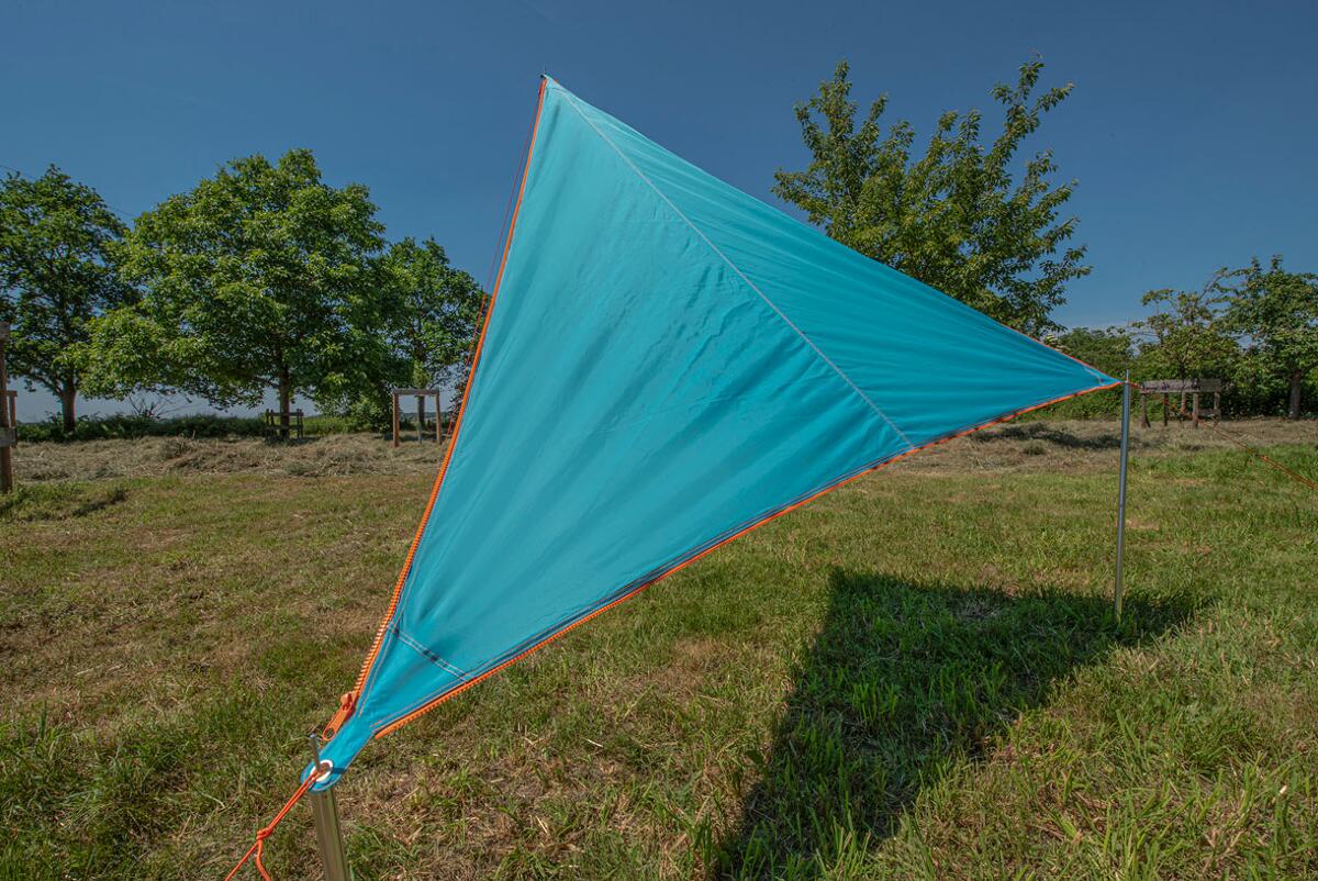 Solseil Zip Canvas modulært 250x250x250 cm 620 g farge variasjoner