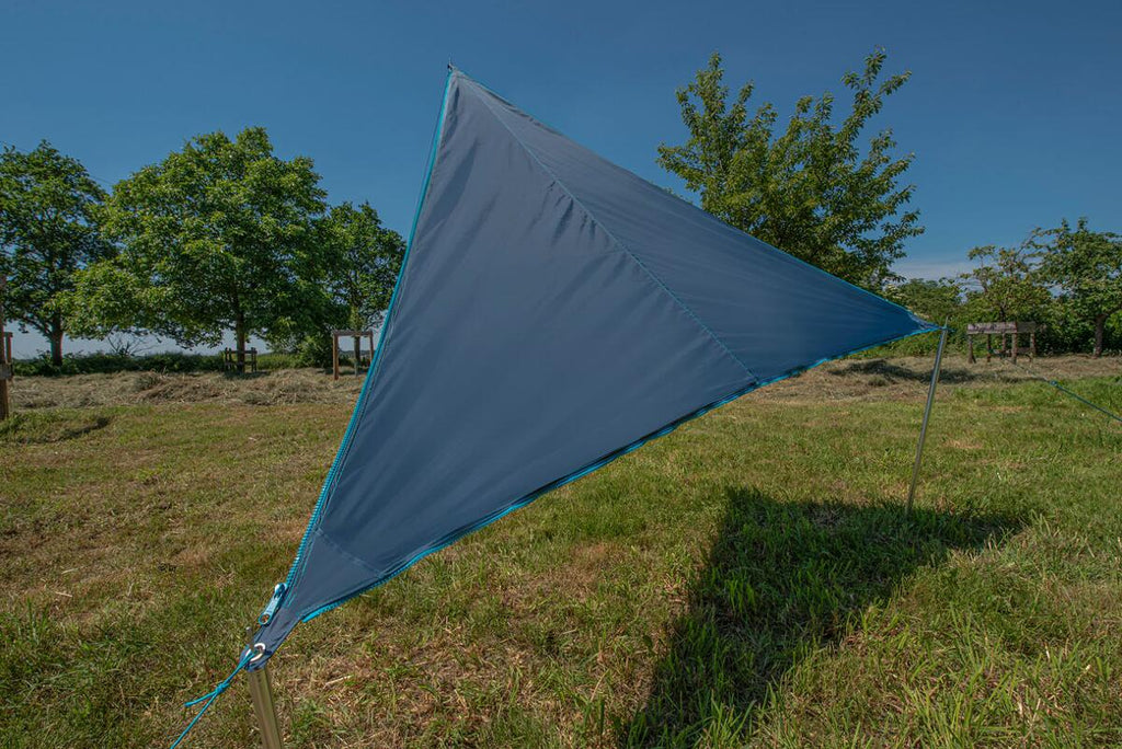 Solseil Zip Canvas modulært 250x250x250 cm 620 g enkel montering
