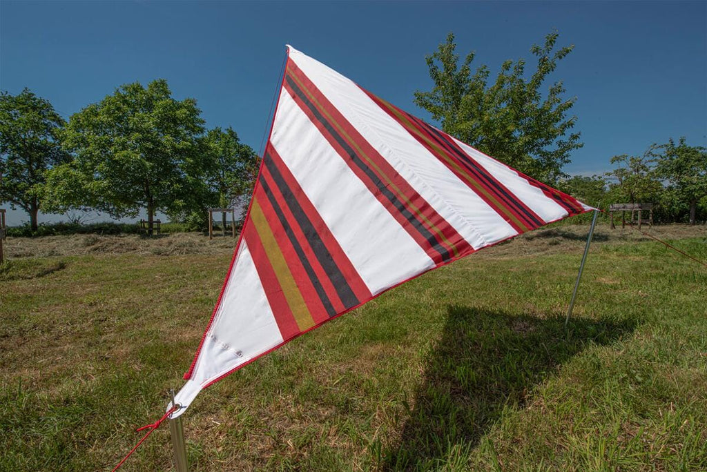 Solseil Zip Canvas modulært 250x250x250 cm 620 g bakside