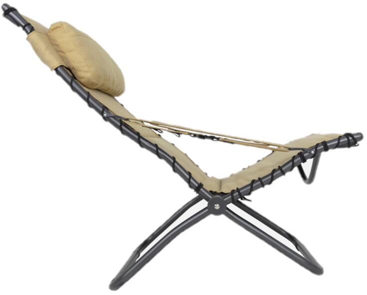 Nærbilde av aluminiumramme på Solseng Crespo AP/262-TC Lounger