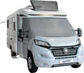 Solskjermmatte Screen for Ford Transit 2006-2013 montert i førerhus