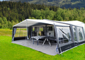 Soltak Patio WS-1 stålstenger 235 cm dybde front