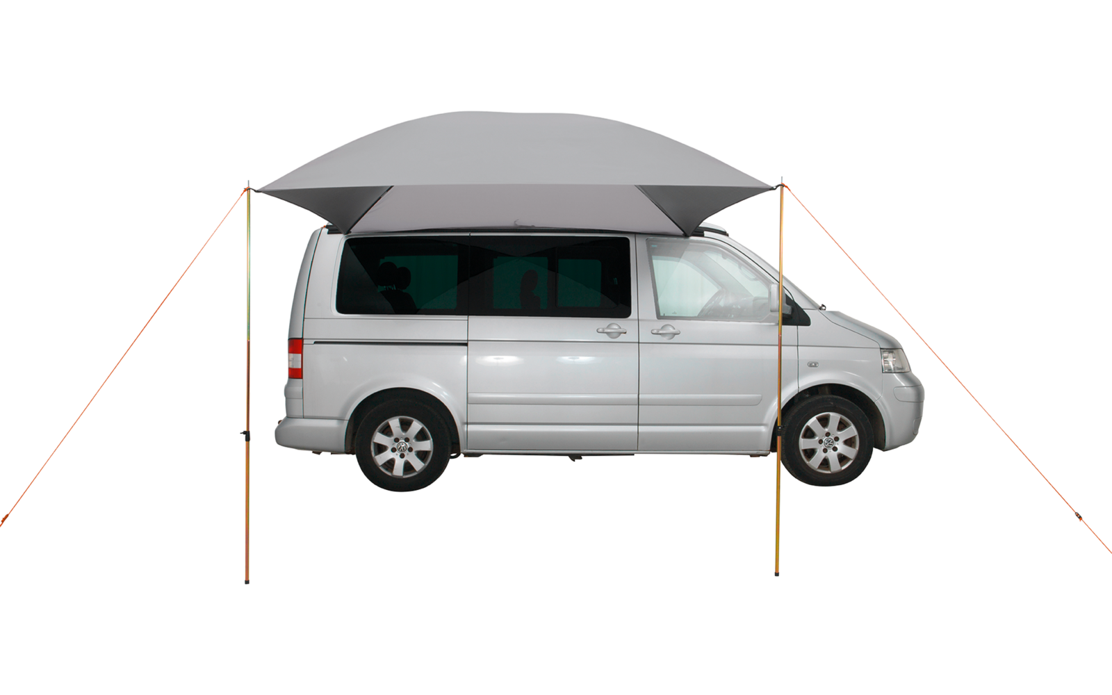 Soltak Stryn 250 x 250 cm for bobil og campingvogn bakside