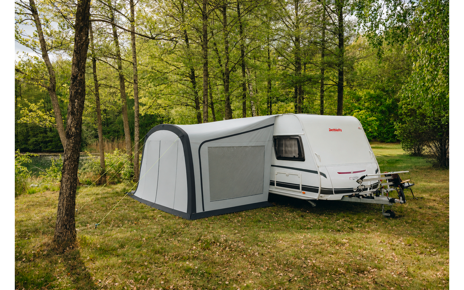 Sombra Air Pro oppblåsbart soltak 300x250 cm bakside