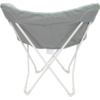 Nærbilde av aluminiumsrammen på Sommerfuglstol Pastel Murat M oxford polyester grønn