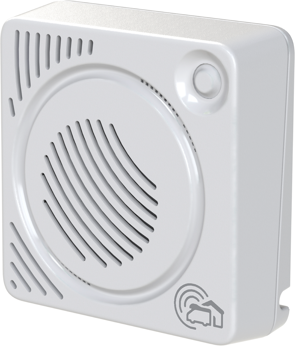 Sonsor alarmsirene og batterivakt 12V for alarmsystem - Pironex forfra
