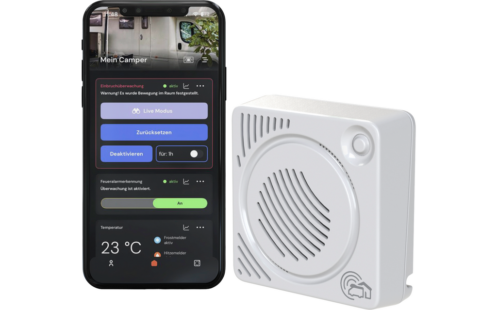 Sonsor alarmsirene og batterivakt 12V for alarmsystem - Pironex detalj av elektronikk