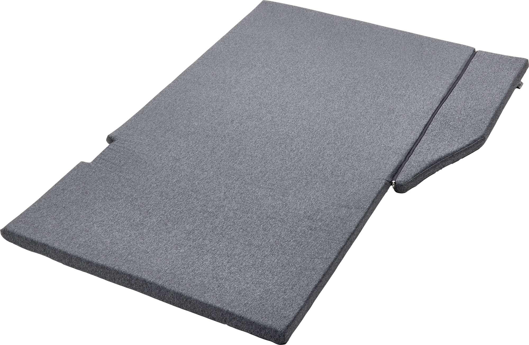 Sovemadrass for Ford Nugget 4,5 cm polyester grå forfra