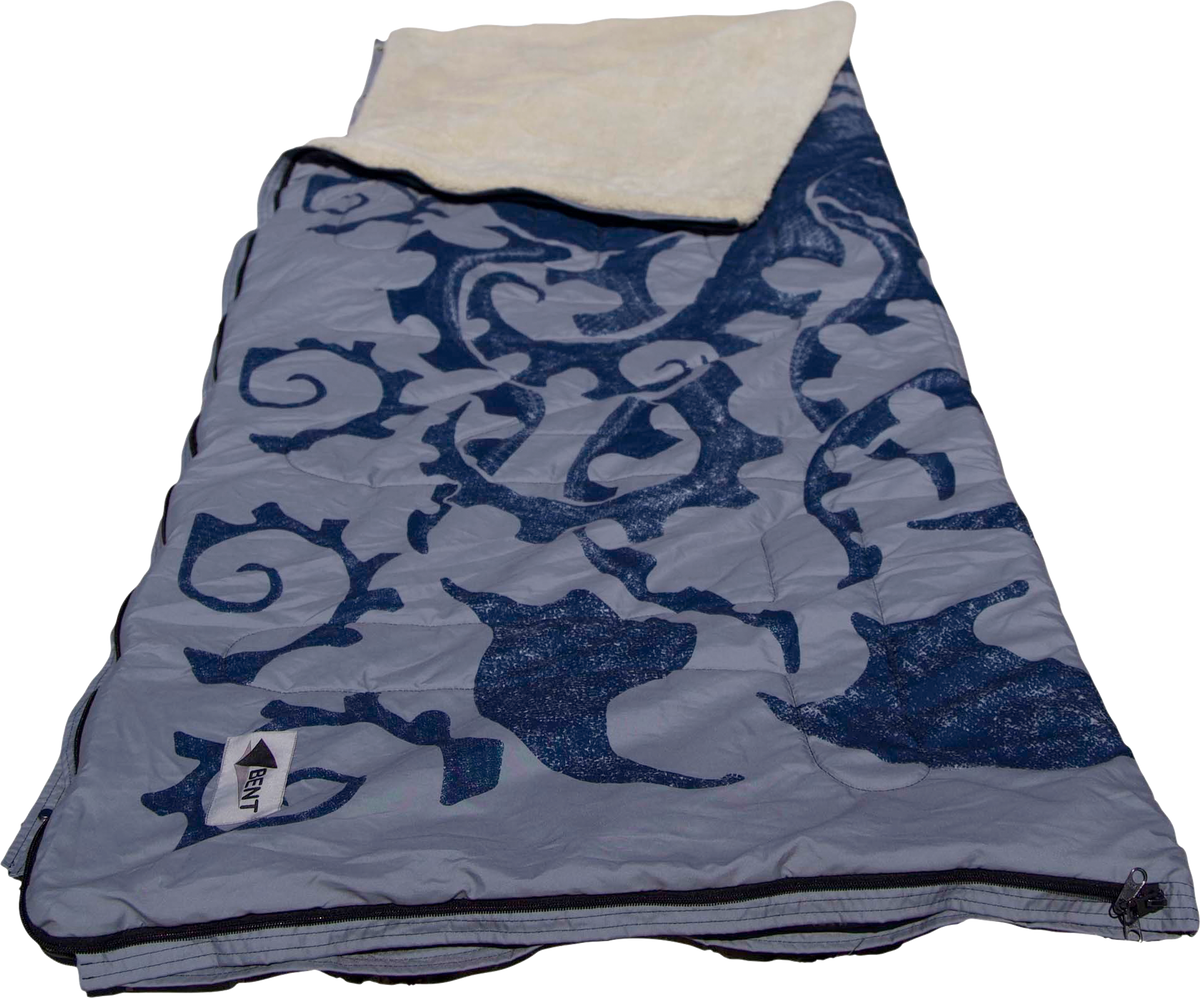 Sovepose Bentcho 4-i-1 teppe/poncho New Zealand 200 x 80 cm - Bent sett forfra