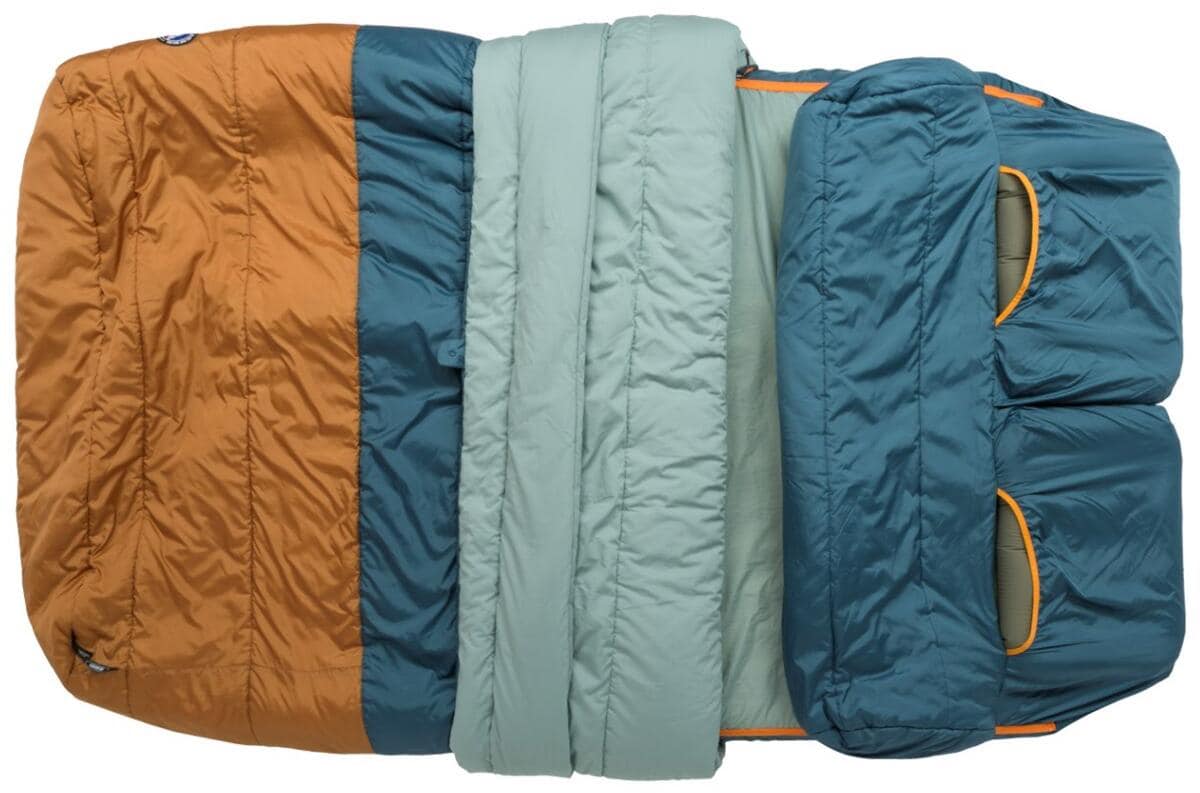Sovepose Big Agnes Dream Island 20 dobbel bakside