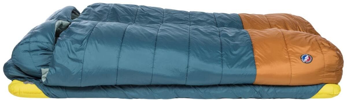 Sovepose Big Agnes Dream Island 20 dobbel festet til liggeunderlag