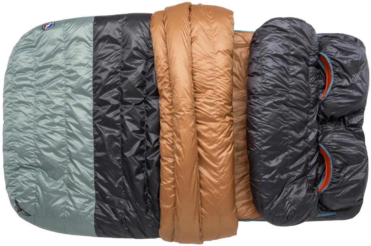 Detaljbilde av glidelås på Sovepose Big Agnes King Solomon 20 dobbel