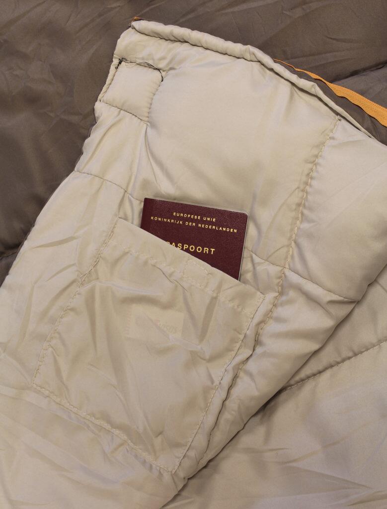 Sovepose Brooks rektangulær 210x80 cm grå/beige bakside