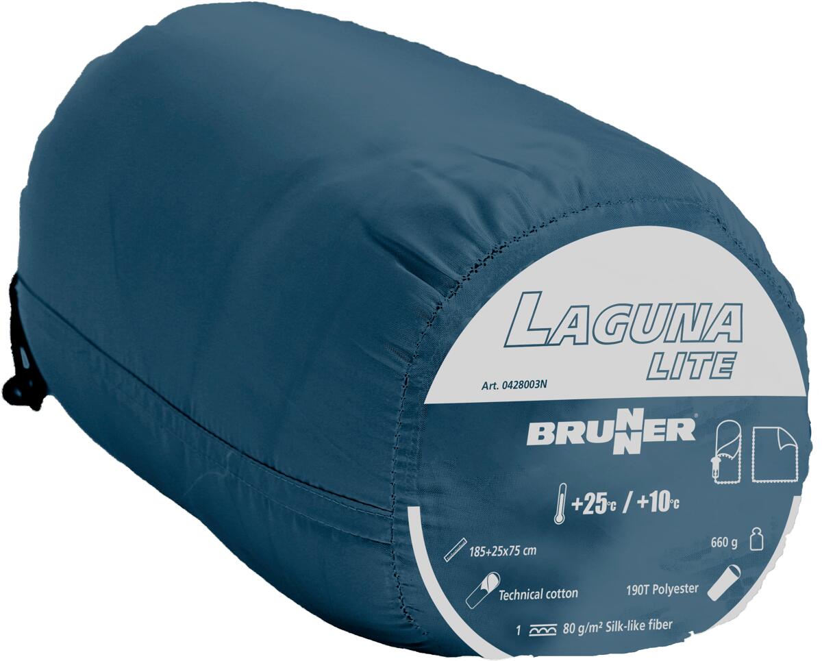 Bakside av Sovepose Brunner Laguna Lite 185 cm i blå