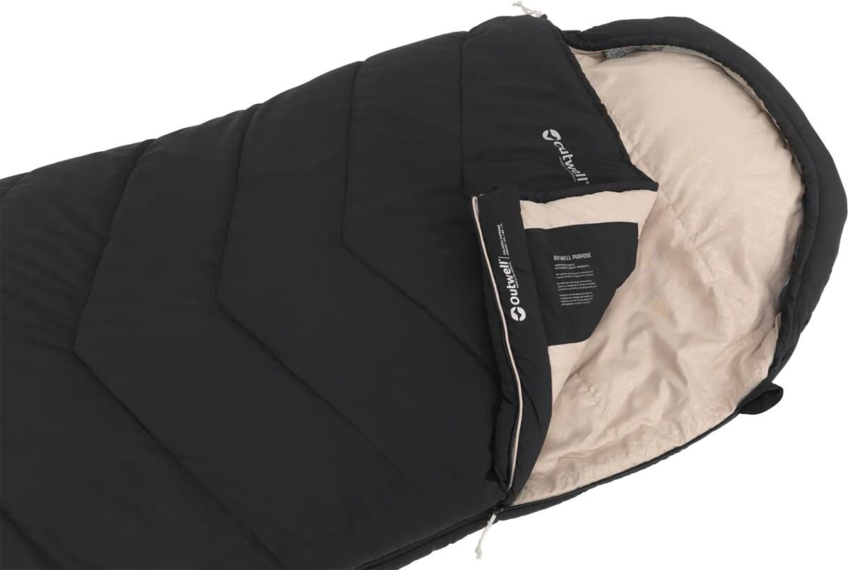 Sovepose Caldera Supreme 220x80 cm, 3-sesonger, svart bakside