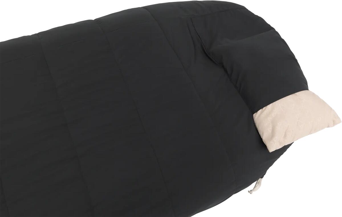 Montert Sovepose Caldera Supreme 220x80 cm, 3-sesonger, svart på camping