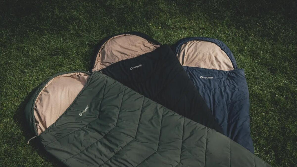 Sovepose Caldera Supreme 220x80 cm, 3-sesonger, svart pakket