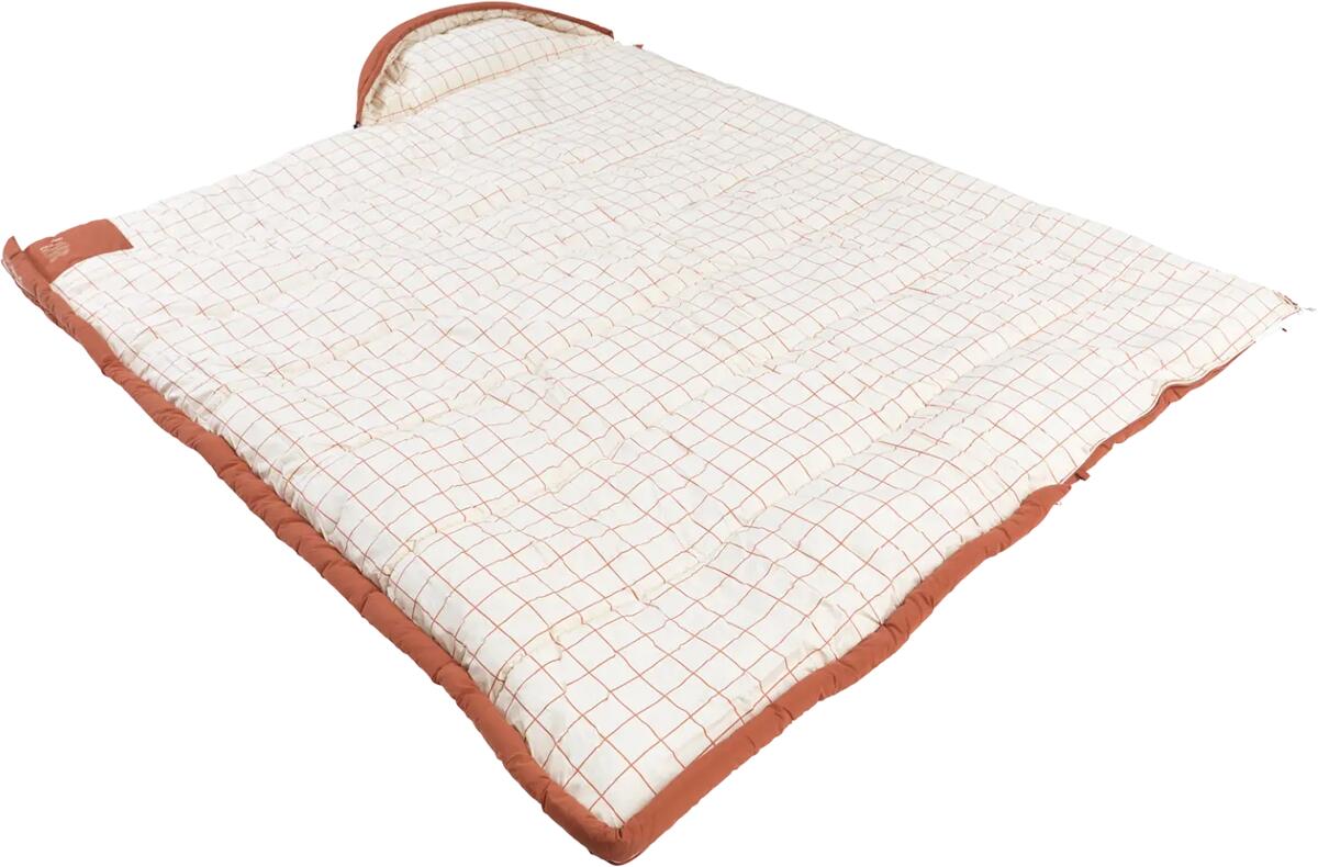 Sovepose Camper Lux 235x90 cm bakside i rød polybomull