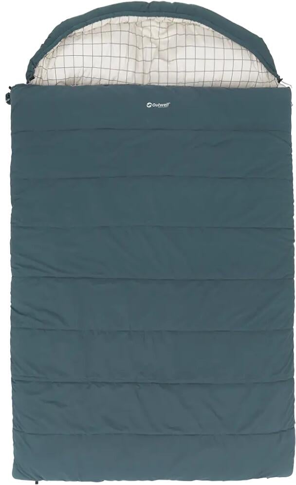 Sovepose Camper Lux Double 235x150 cm blå forfra