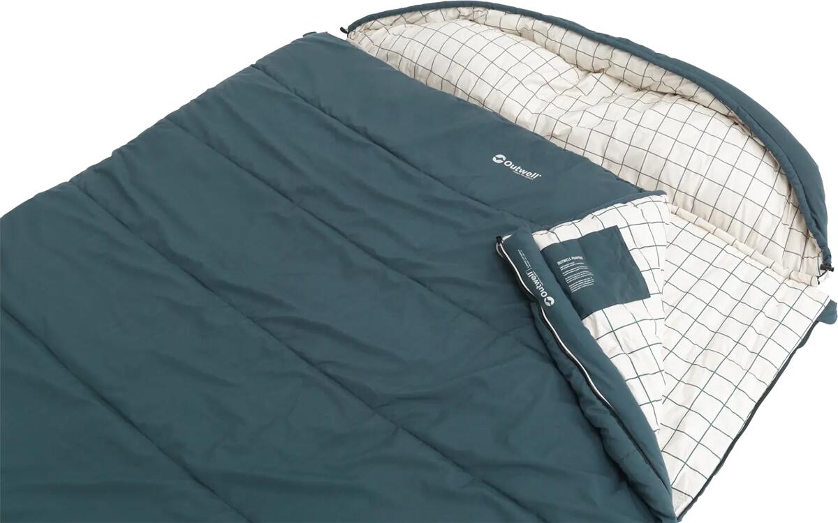 Sovepose Camper Lux Double 235x150 cm blå montert