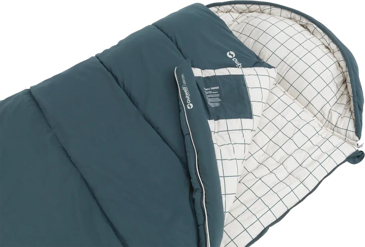 Sovepose Camper Supreme 235x90 cm nærbilde av materiale