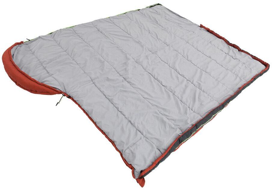 Detalj av Sovepose Campion Lux 225x85 cm 3-sesonger oransje
